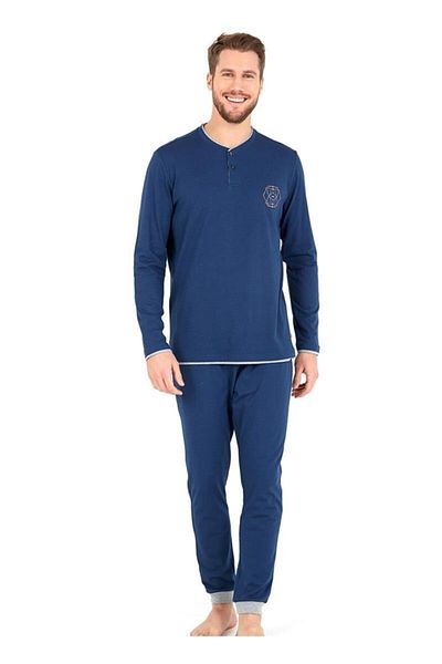 Blackspade Blue Men's Pajama Set - 30718
