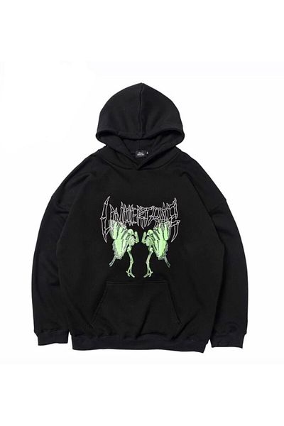 Köstebek Μαύρο Gothic Butterfly Sweat Fvrm50tn