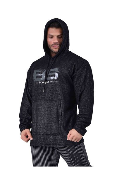 Big Sam Bodybuilding Towel Hooded Sweatshirt 4719