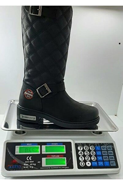 Hammer Jack 102 15980 Black Color Genuine Leather Women's Boots