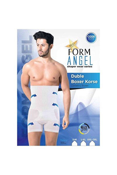 Form Angel Чоловічий білий стягуючий корсет з високою талією 6013, 2 шт.