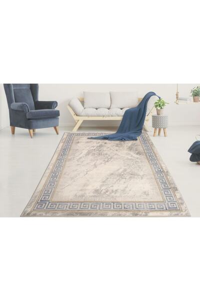 Home Dream Cresta Gri Mavi Modern Halı Crs001