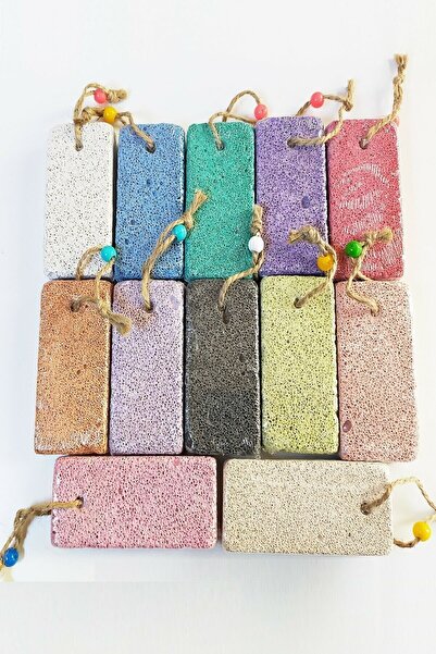 aktarloji 4 قطع من الخفاف / حجر الكعب الطبيعي للعناية بالقدم والكعب