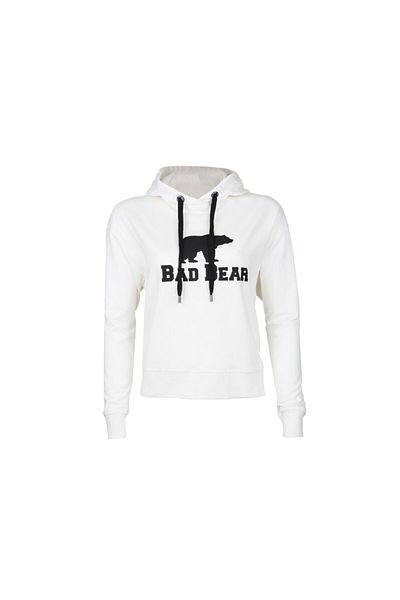 Bad Bear Women's Hoodie Logo210412012-wht