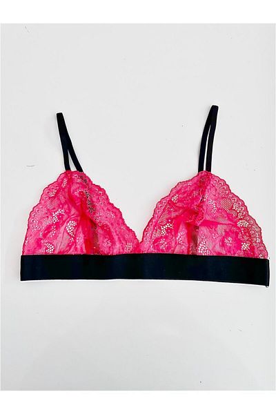 DEEP SECRET الفوشيه الدانتيل الكامل Bralet Ds200112بر