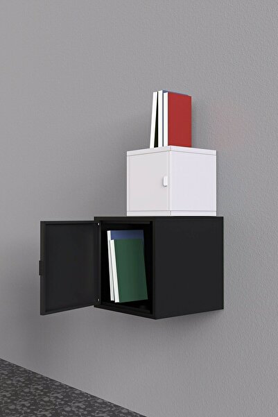 wugge Demonte Ofis Evrak Dolabı Siyah 35x35x35 cm