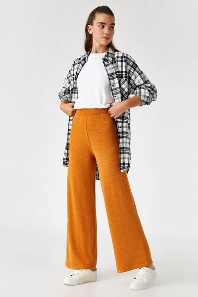 Koton Women's Mustard Jeans 2KAK43752EK