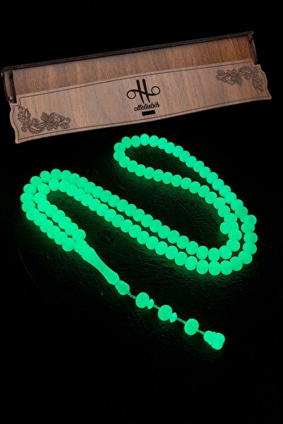 OTTOTESBİH Rozariu cadou, rozariu cu 99 de margele, rozariu fosforescent, rozariu cu pisică ochi
