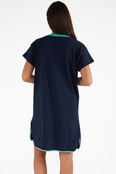 AYYILDIZ 59529 Синя нічна сорочка