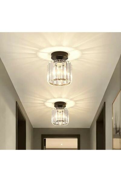Luna Lighting Luxury Black Placemat Chandelier 2 Pieces