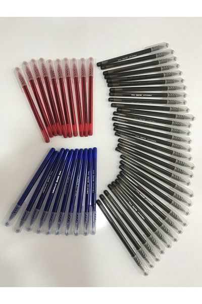 Pensan Tknmz Klm Bureau ( 10 Blue - 10 Red - 30 Black )