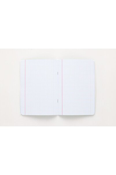 Meteksan Χρώματα Α5 Σημειωματάριο με χαρτόνι, 40 φύλλα, καρό, ροζ (Συμβατό με Dolmakalem)