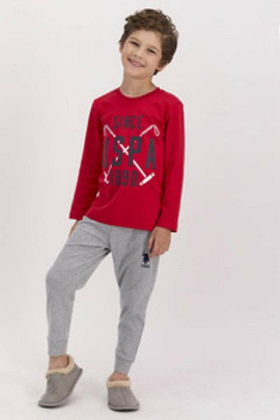 U.S. Polo Assn. Boy's Pajama Set Us928-4 22k