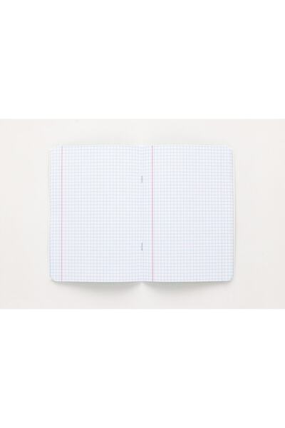 Meteksan Colors A5 Cardboard Cover Notebook, 60 Sheets, Checkered, Purple (Dolmakalem Compatible)