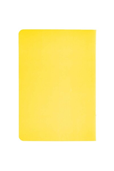 Meteksan Caiet de culoare A5 cu copertă de carton 40 de coli cu linii galbene compatibile cu stiloul