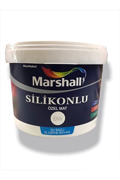 Marshall Silikonlu Özel Mat Tam Silinebilir Iç Cephe Duvar Boyası - 15 Lt. (2...