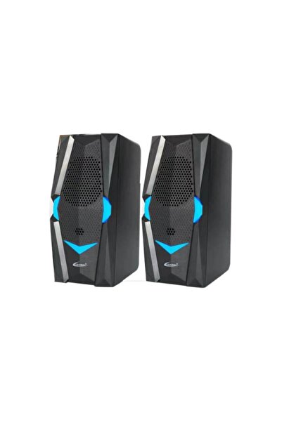 WOZLO Hotmai Ht-414 Taşınabilir Hoparlör Mini Multimedia Usb Siyah Mavi