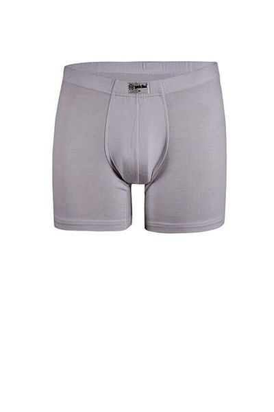 YILDIZ Men's Gray Bamboo Lycra Boxer
