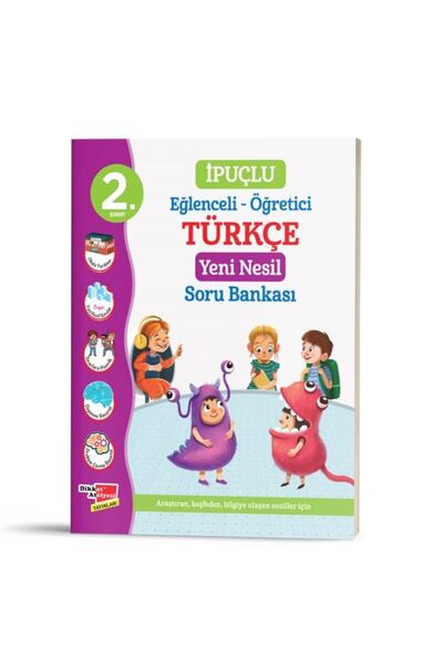 Dikkat Atölyesi Yayınları 2. Sınıf Ipuçlu Eğlenceli - Öğretici Türkçe Yeni Ne...