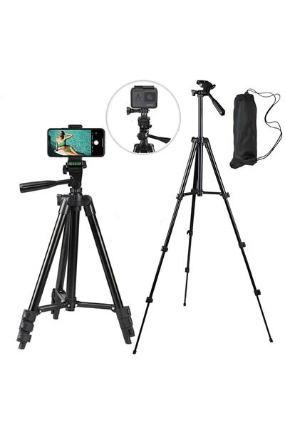 MEZİGARC Go Pro Nikon Canon Uyumlu Telefon Kamera Tutucu Tripod Video Sabitle...