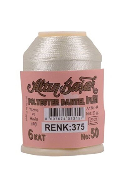Altınbaşak Polyester Dantel Ipliği 6 Kat No 50 / 375 (20 Gr)