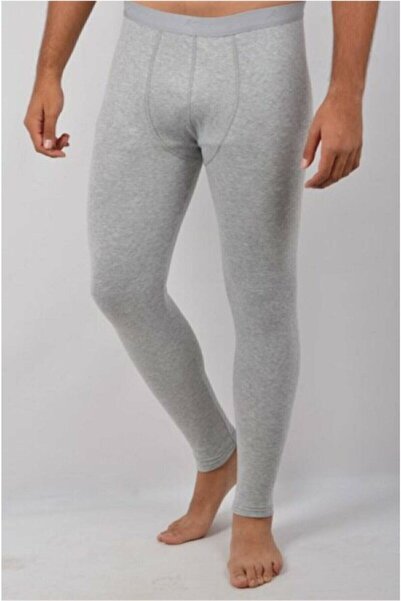 Nacar Erkek Gri Şardonlu Termal Içlik Tayt Alt