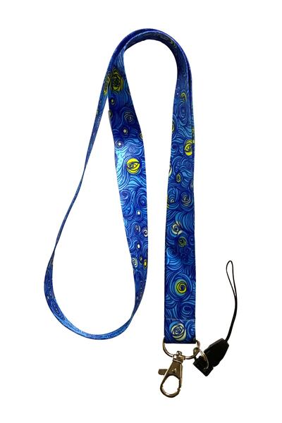 StormiStoretr Frânghie pentru gât și curea pentru telefon cu model ondulat