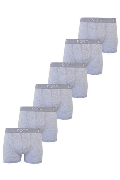 KOTA Ανδρικά μποξεράκια Lycra 6 τεμαχίων, βαμβακερά εύκαμπτα, άνετα, πολύχρωμα πόδια