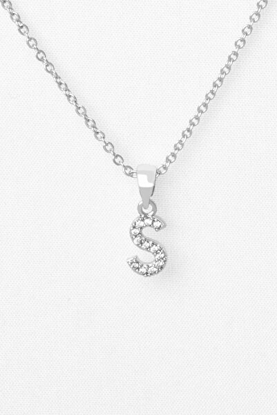 Sortie Aksesuar Zircon Letter Necklace 002 S