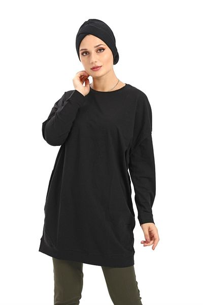ModaPlaza Women's Bis. Collar U.Sleeve Tunic 111Byk02003