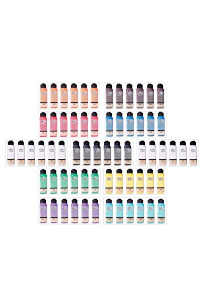 Artdeco 140 Ml. Akrilik Boya 10 Basic Renk 66 Adet Çoklu Set