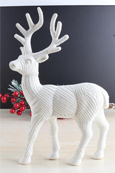 BeySüS Christmas Ornament Deer - Pine Tree White