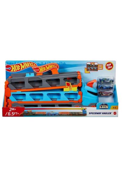 HOT WHEELS Hot Wheeşs Sürat Pisti Tır 3 Adet Arabalı
