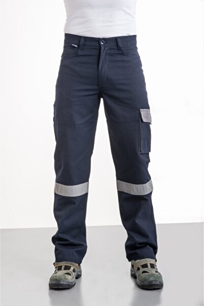 Trendform بنطال عمل فني متعدد الجيوب مع عاكسات