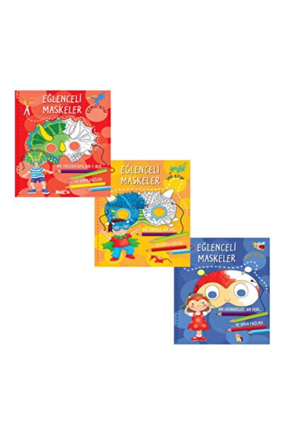 Parıltı Yayıncılık Eğlenceli Maskeler Dizisi Serisi 3 Kitap