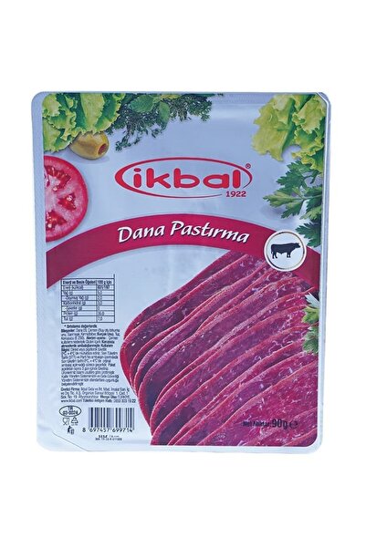 İkbal Ikbal Dana Seçme Pastırma Dılımlı 90 gr