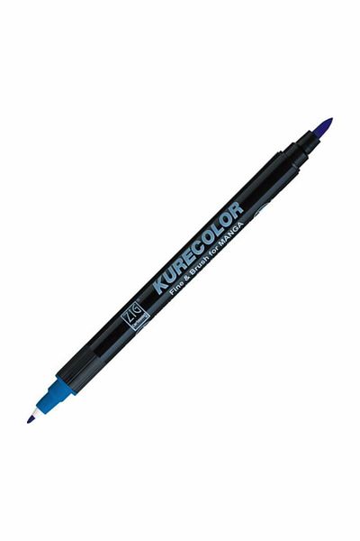 Zig Zıg Kurecolor Cartoonist Fine & Brush Marker Cnkc2200 Double Ended Manga and Graphic Marker No:367 Dull