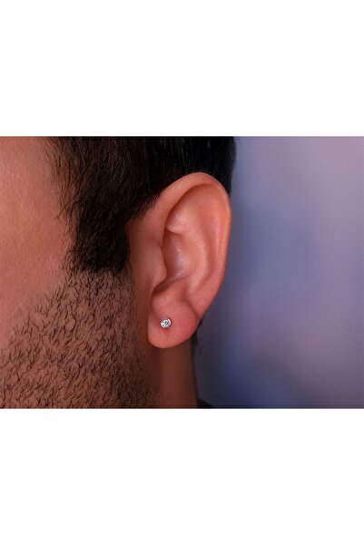 Sirius Pırlanta Erkek Küpesi