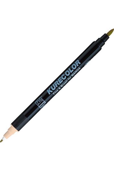 Zig Zıg Kurecolor Cartoonist Fine & Brush Marker Cnkc2200 Double Ended Manga and Graphic Marker No:743 Blush