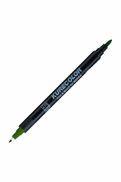 Zig Zıg Kurecolor Cartoonist Fine & Brush Marker Cnkc2200 Double Ended Manga and Graphic Marker No:567 Deep