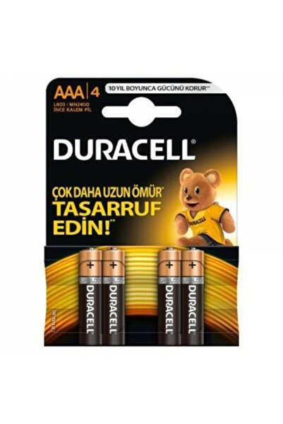 Duracell Set of 4 AAA LR03 batteries