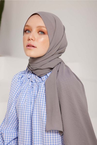 Gülsoy Women's Premium Jazz Shawl Smoked - 07