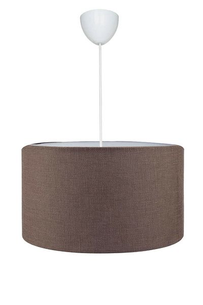 EvLight 38 cm Cylinder Pendant Lamp / Brown