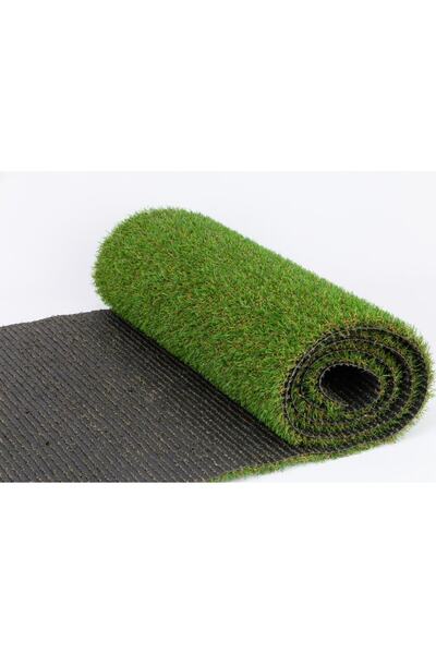 KayahanEv Nurteks 20mm Suni Çim Halı 100 X 250 Cm ( 1 Metre X 2.5 Metre )