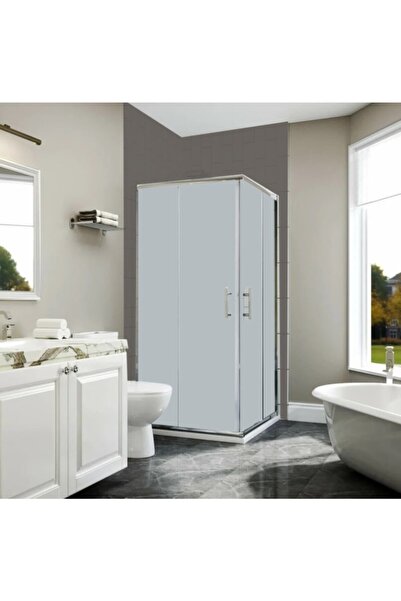 Blackline Kromaj Köşe Kumlu 80x80 5 Mm Duşakabin