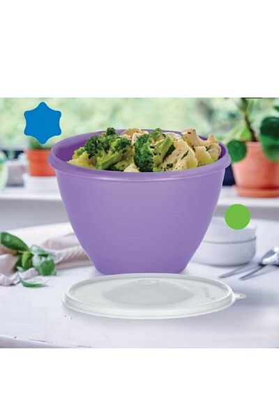 Tupperware Long Container 1.9 Lt Purple Preparation Storage Container