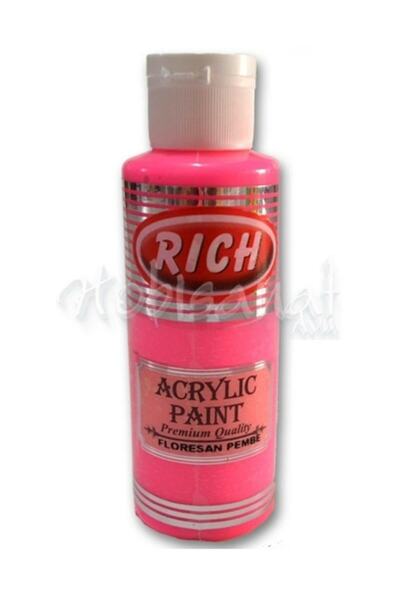 Rich Akr-120-2447 Akrilik Boya 120 Cc Floresan Pembe