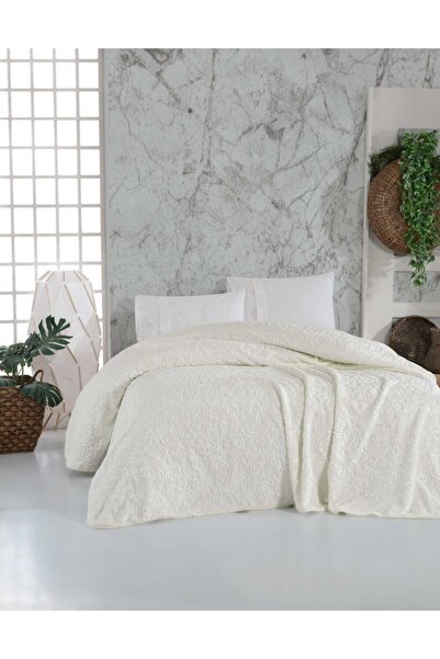 Elart Κουβέρτα Embos Διπλή Κρέμα (220x240cm)