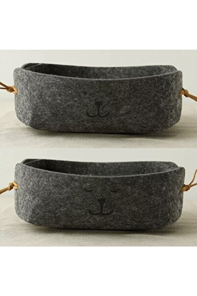 Soft and Baby Μίνι Οργανωτής Χρώματος Καπνού - Keçe Köpekcik