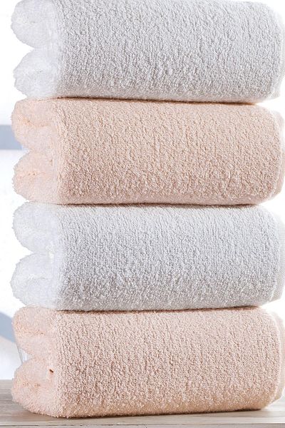 Riva Puffy Hand and Face Towel Set of 4 50x85 cm